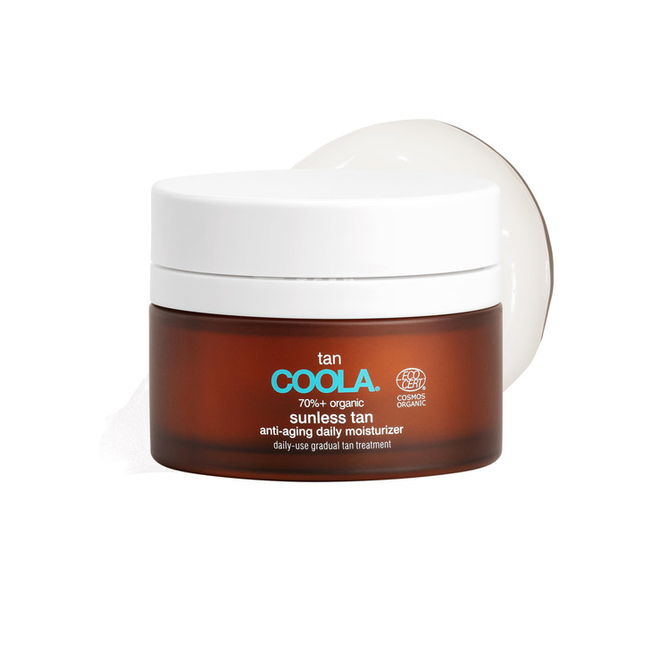 COOLA Organic Sunless Self Tanner Face Moisturizer Dermatologist Tested AntiAging Skin Care Vegan and Gluten Free 15 Fl