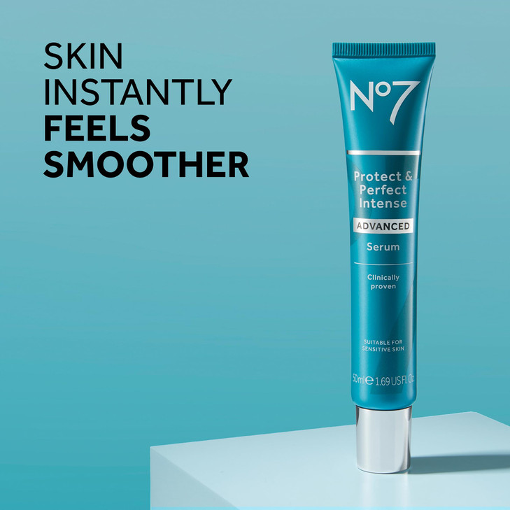 No7 Protect Perfect Intense Advanced Serum AntiAging Face Serum that Visibly Smoothes Firms Fine Lines and Wrinkles Form