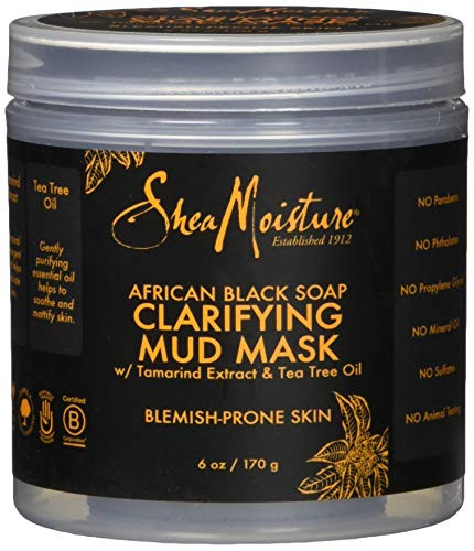 SHEA MOISTURE African Black Soap Clarifying Mud Mask 6 Ounce