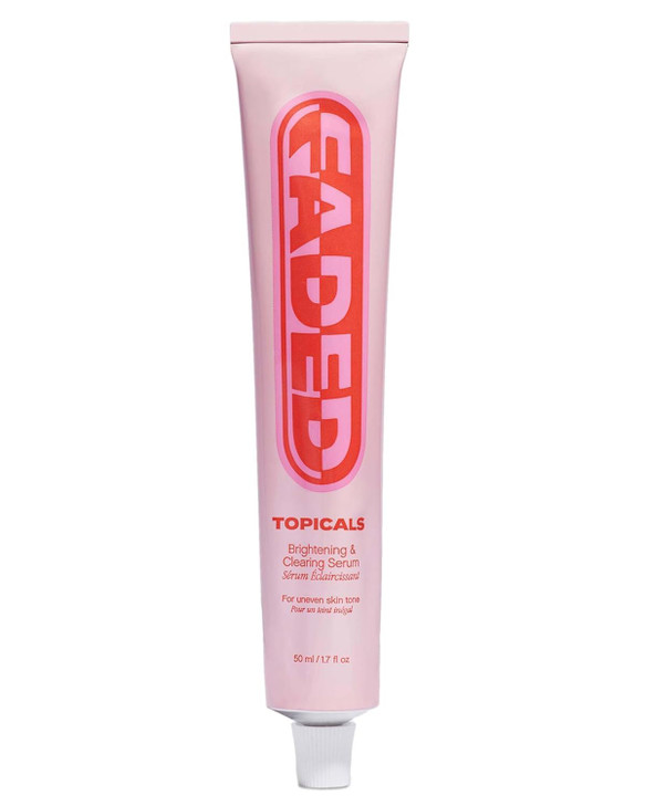 Topicals Faded Brightening and Clearing Serum Reduces Discoloration PostBlemish Marks Scars and Spots Contains Kojic Aci