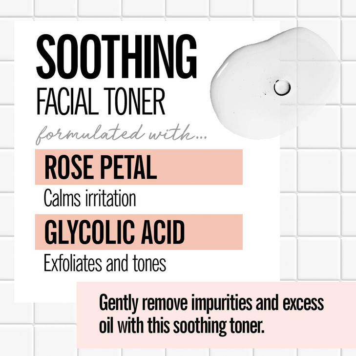 Valjean Labs Soothing Facial Toner Rose Petal Glycolic Acid Helps Calm Irritation Brighten and Exfoliate Skin Cruelty Fr