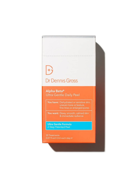 Dr Dennis Gross Alpha Beta Ultra Gentle Daily Peel for Dehydrated or Sensitive Skin Uneven Tone or Texture Fine Lines or