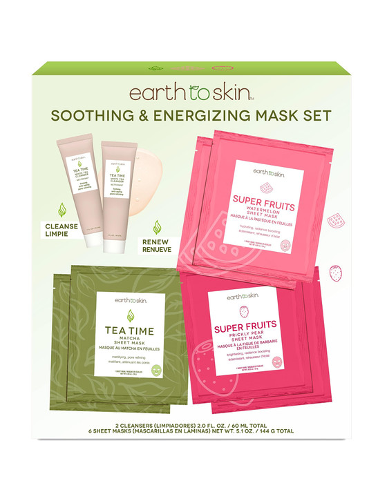Earth To Skin Soothing Energizing Mask Set
