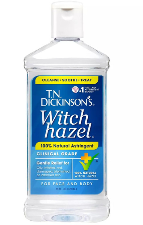 Witch Hazel Natural Astringent 16oz Bottle