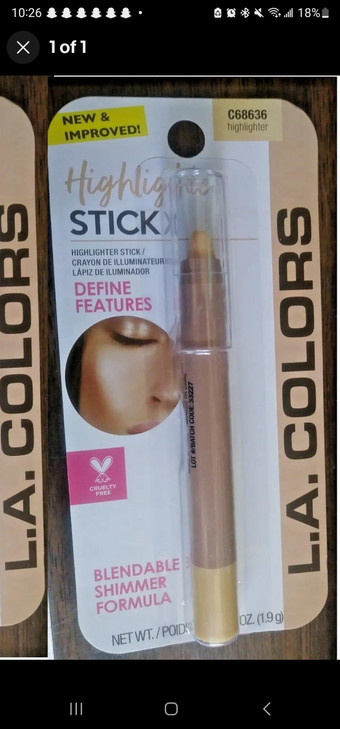 LA Colors Contour Stick Highlighter CBCS285