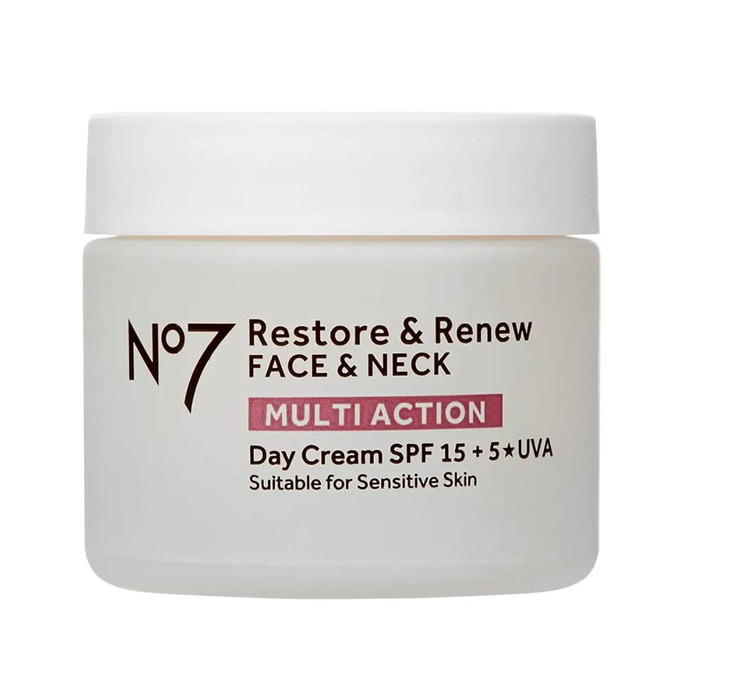 No7 Restore Renew FACE NECK MULTI ACTION Day Cream 50ml