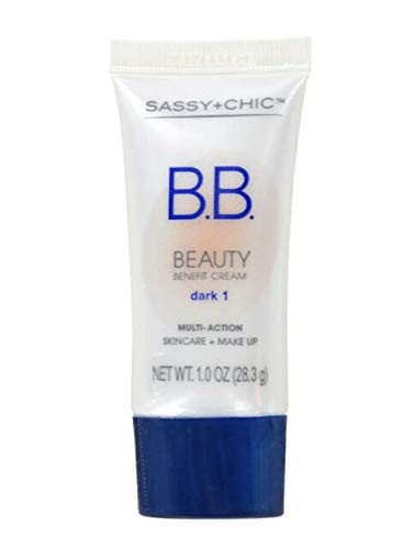 Sassy and Chic BB Cream Multi action Skincare plus Makeup Dark 1