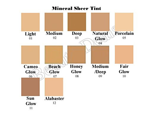 Beauty Deals Mineral Sheer Tint SPF 20 Tinted Moisturizer Cameo Glow