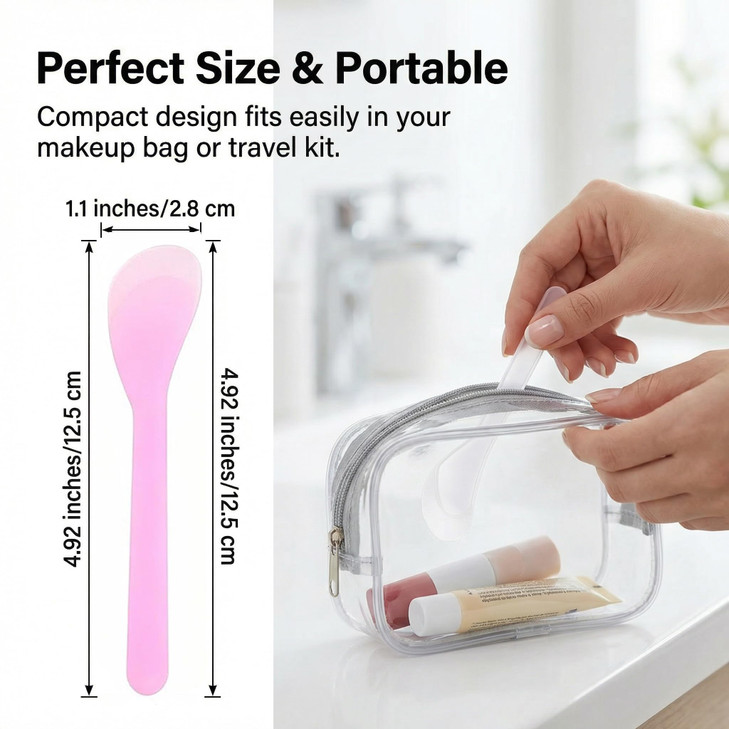 24PCS 13cm 52 Plastic Spatulas Spoon Makeup Cosmetic Mask Tip Spatula Skin Care Facial Cream Scoop For DIY Mixing Sampli