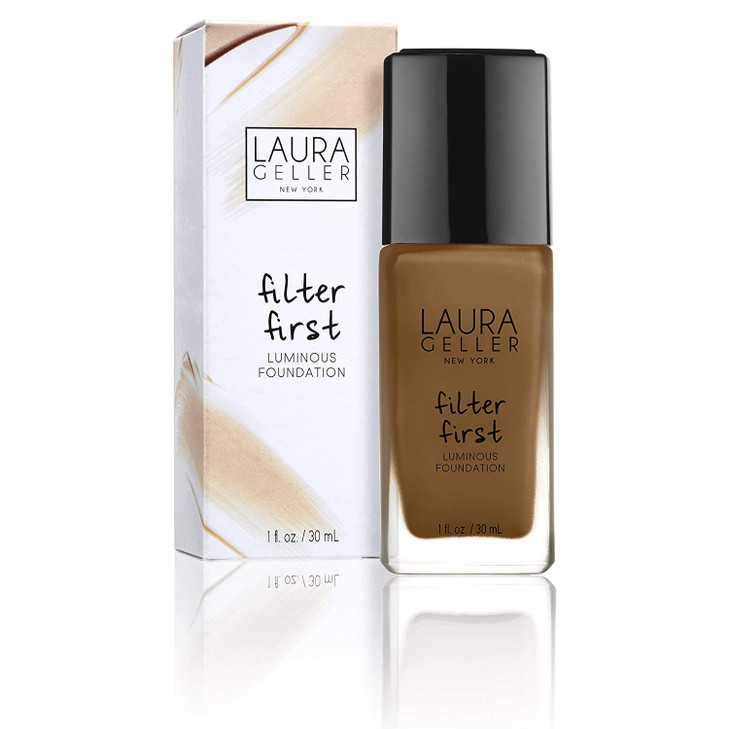 LAURA GELLER NEW YORK Filter First Luminous Liquid Makeup Foundation Lightweight Medium to Full Coverage NonSettling For