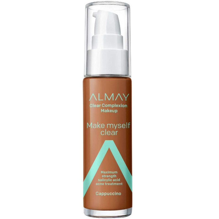 Almay Clear Complexion Makeup Matte Finish Liquid Foundation with Salicylic Acid Hypoallergenic Cruelty Free Fragrance F