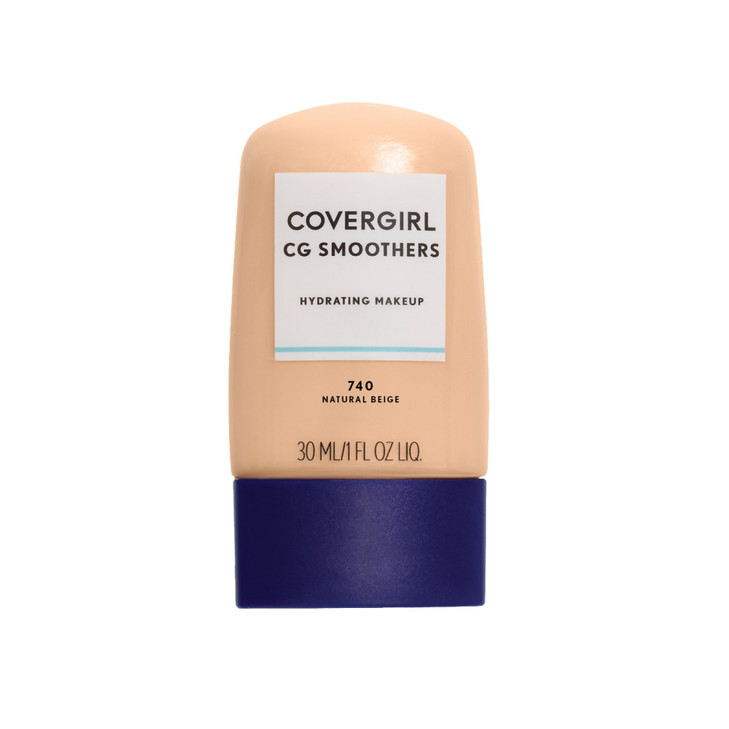 COVERGIRL Smoothers Hydrating Makeup Foundation Natural Beige packaging may vary 1 Fl Oz Pack of 1