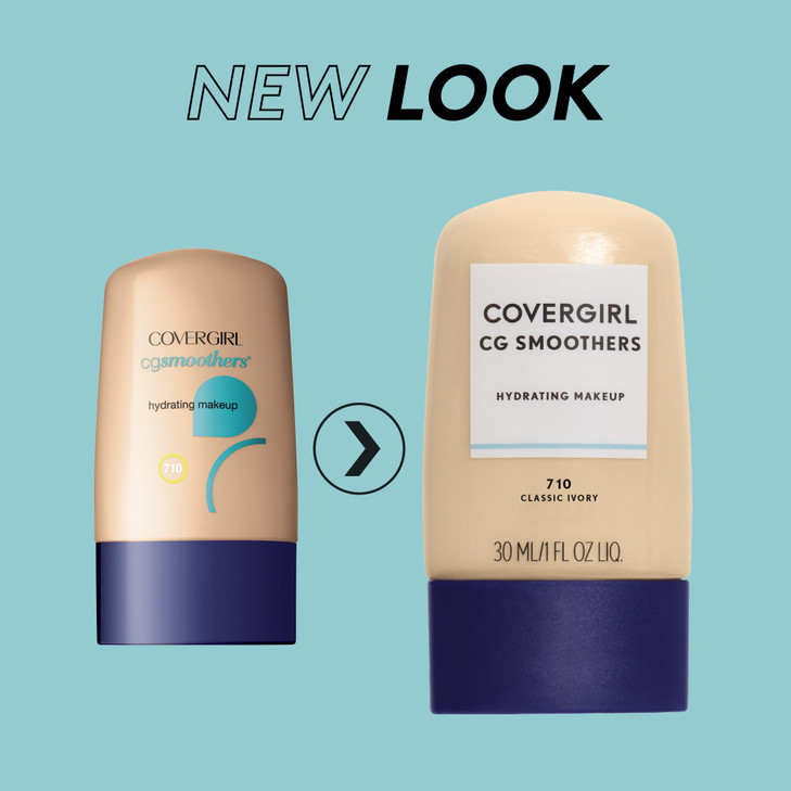 COVERGIRL Smoothers Hydrating Makeup Foundation Natural Beige packaging may vary 1 Fl Oz Pack of 1