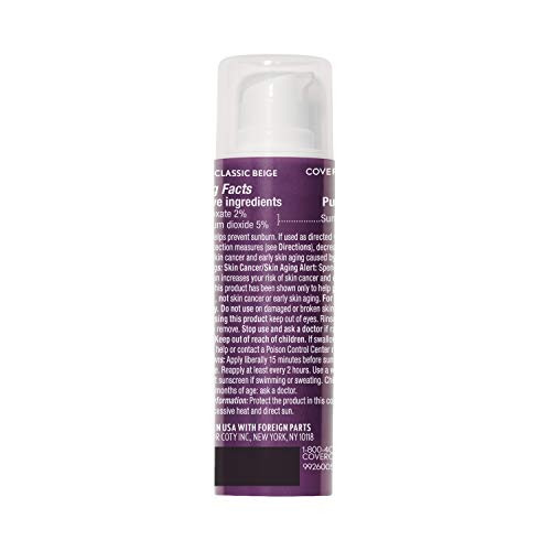 COVERGIRL Advanced Radiance AgeDefying Foundation Makeup Classic Beige 1 oz Packaging May Vary