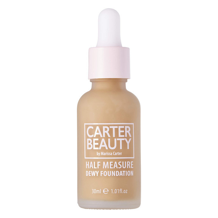 Carter Beauty Half Measure Dewy Foundation WaterBased Ultra Hydrating Formula Buildable LightToMedium Sheer Finish Vegan
