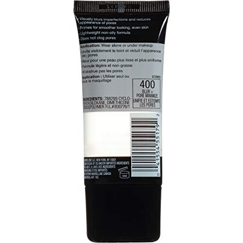 Maybelline New York Facestudio Master Prime Primer Makeup Blur Pore Minimize 1 fl oz