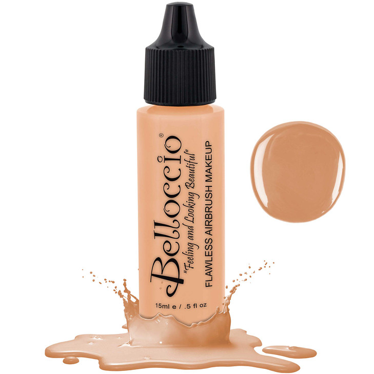 Belloccios Professional Cosmetic Airbrush Makeup Foundation 12oz Bottle Alabaster