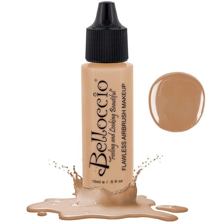 Belloccios Professional Cosmetic Airbrush Makeup Foundation 12oz Bottle Ivory Lightmedium Neutral Pink And Yellow Undert