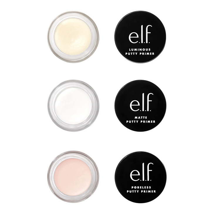 elf Cosmetics Putty Primer Trio Includes Poreless Putty Matte Putty Luminous Putty Travel Size 014 Oz 4g Each 014 ounces