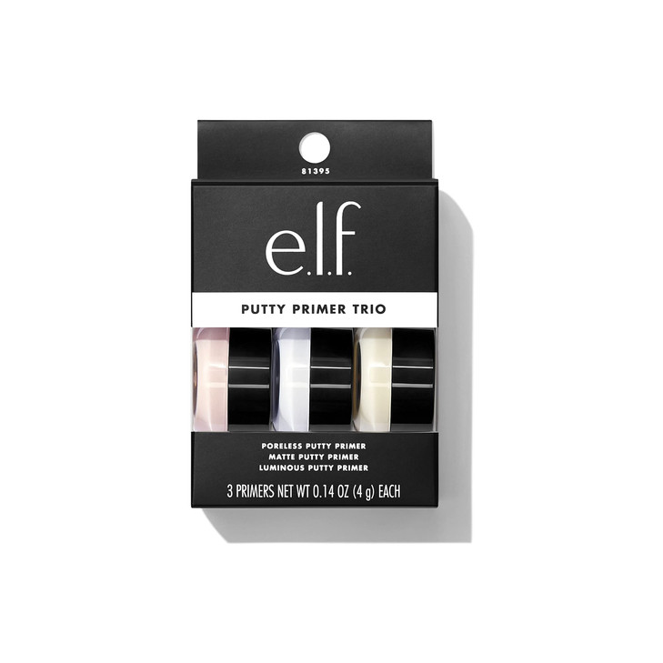 elf Cosmetics Putty Primer Trio Includes Poreless Putty Matte Putty Luminous Putty Travel Size 014 Oz 4g Each 014 ounces
