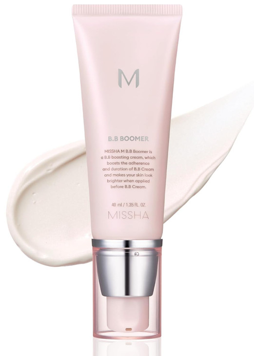 MISSHA M BB Boomer Primer for Face I CreamySoft Illuminating Makeup Primer for Dewy Finish Hydrating Radiant Cream Moist