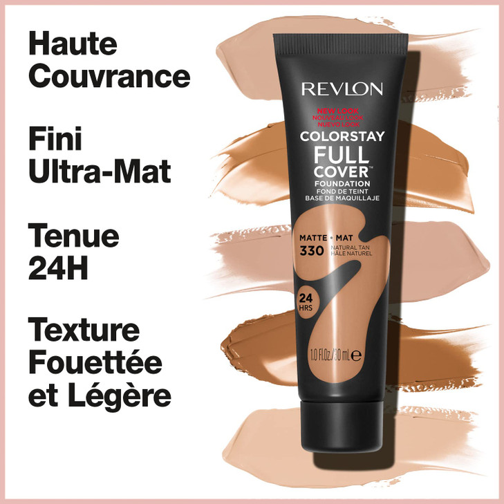 Revlon Liquid Foundation ColorStay Face Makeup for Normal and Dry Skin Longwear Full Coverage with Matte Finish Oil Free