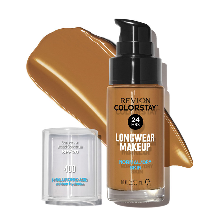 Revlon Liquid Foundation ColorStay Face Makeup for Normal Dry Skin SPF 20 Longwear MediumFull Coverage with Natural Fini