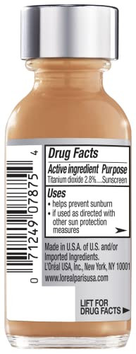 LOral Paris Makeup True Match SuperBlendable Liquid Foundation Crme Caf W8 1 Fl Oz1 Count