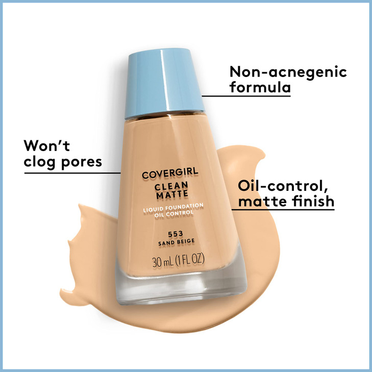 CoverGirl Clean Oil Control Liquid Makeup Classic Tan W 560 10 Ounce Bottle