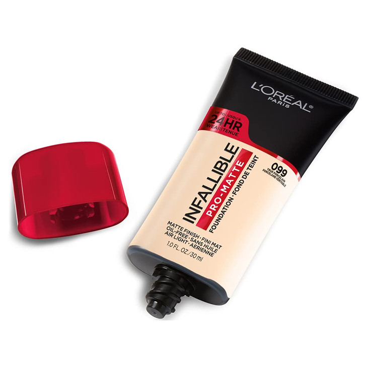 LOreal Paris Cosmetics Makeup Infallible ProMatte Liquid Longwear Foundation True Porcelain 1 fl oz