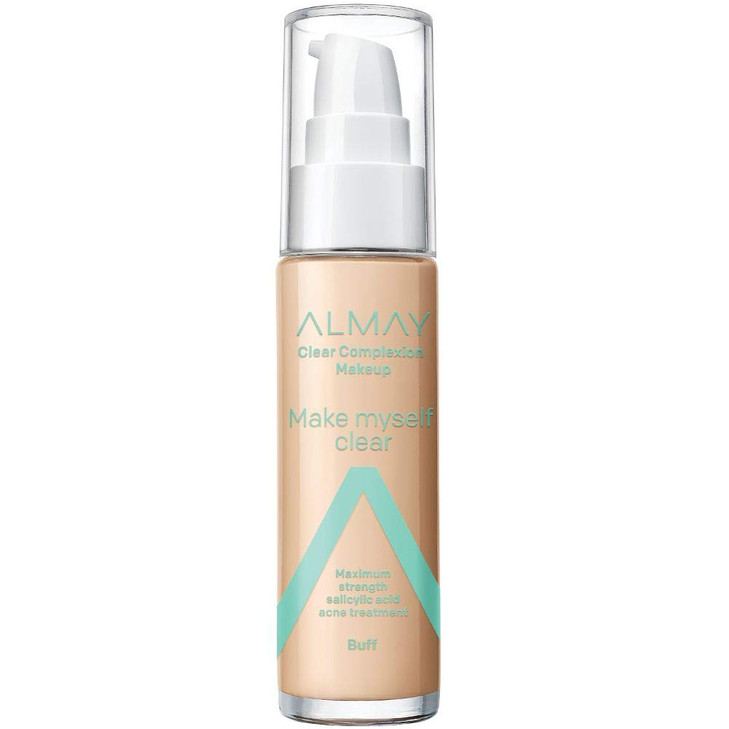 Almay Foundation Acne Face Makeup with Salicylic Acid Face Makeup with Skincare Ingredients Matte Finish Hypoallergenic