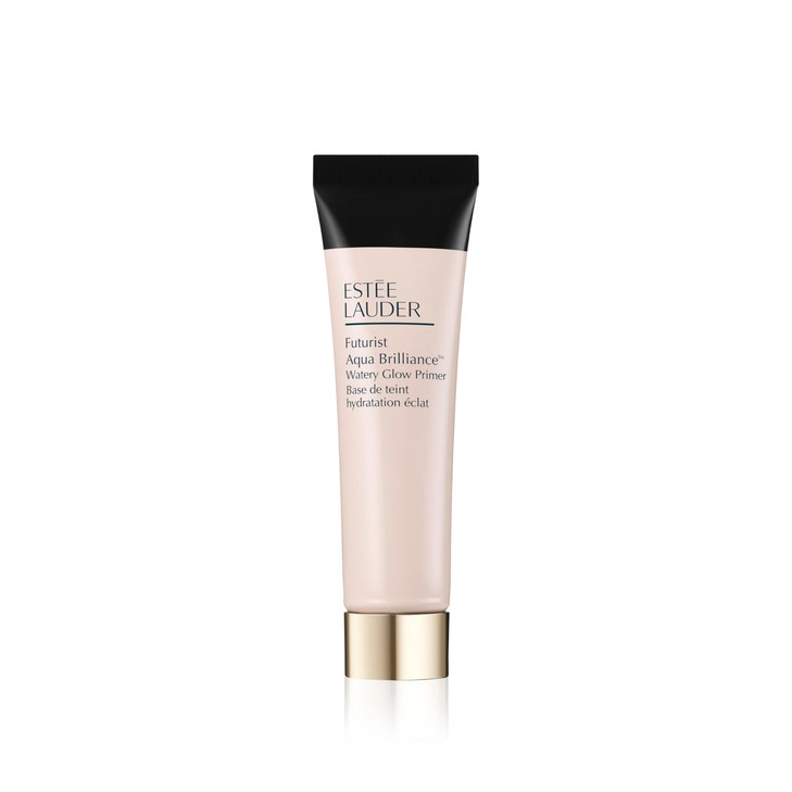 Este Lauder Futurist Aqua Brilliance Watery Glow Makeup Primer with Hylauronic Acid for Triple Moisture Travel Size 05 O