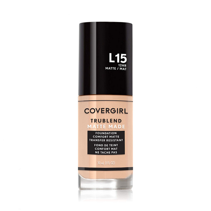 COVERGIRL Trublend Matte Made Liquid Foundation L15 Porcelain 101 Fl Oz 2 Count