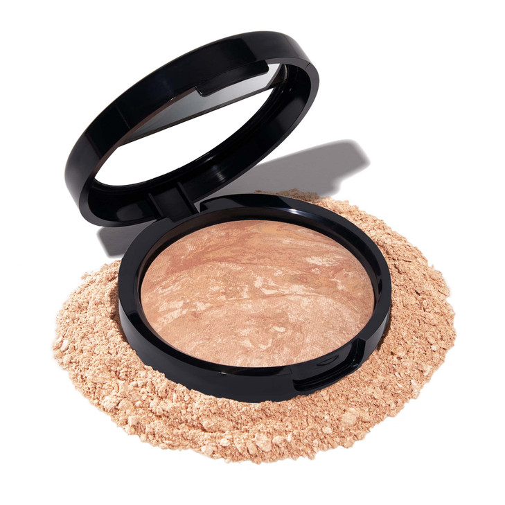 LAURA GELLER NEW YORK AwardWinning Baked BalancenBrighten Color Correcting Powder Foundation Light Buildable Light to Me