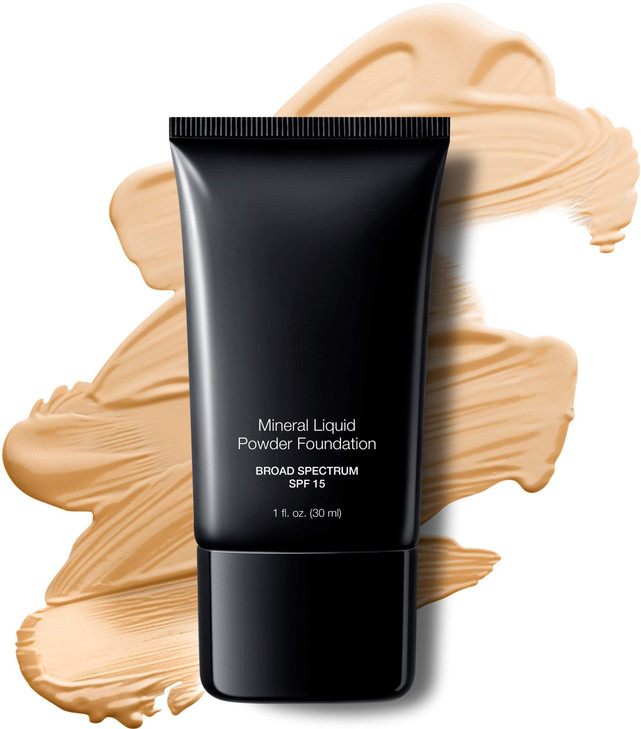Jolie Mineral Liquid Powder Foundation SPF 15 1 Fl Oz Hypoallergenic For All Skin Types Cream Beige