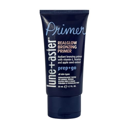 LuneAster RealGlow Bronzing Primer Radiant Lightweight Primer Creates A Healthy Bronzed Buildable Glow With Vitamin E an