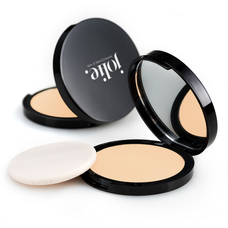 Jolie Mineral Powder Foundation SPF 15 wsponge Hypoallergenic Cream
