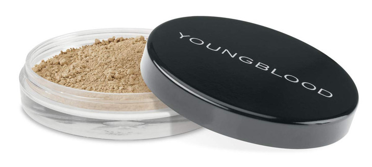 Youngblood Clean Luxury Cosmetics Natural Loose Mineral Foundation Warm Beige Loose Face Powder Foundation Mineral Illum