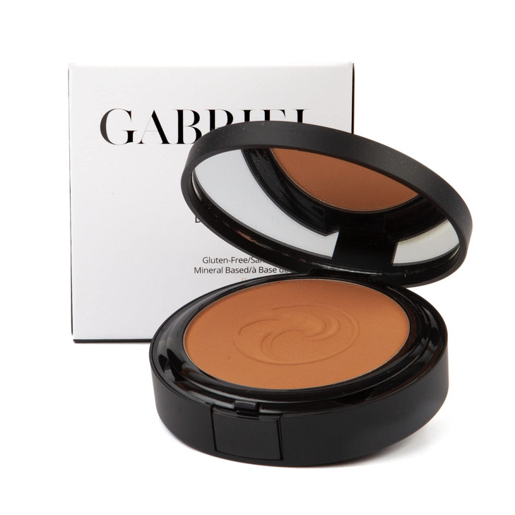 Gabriel Cosmetics Deep Beige Pressed Mineral Powder Foundation 12 oz