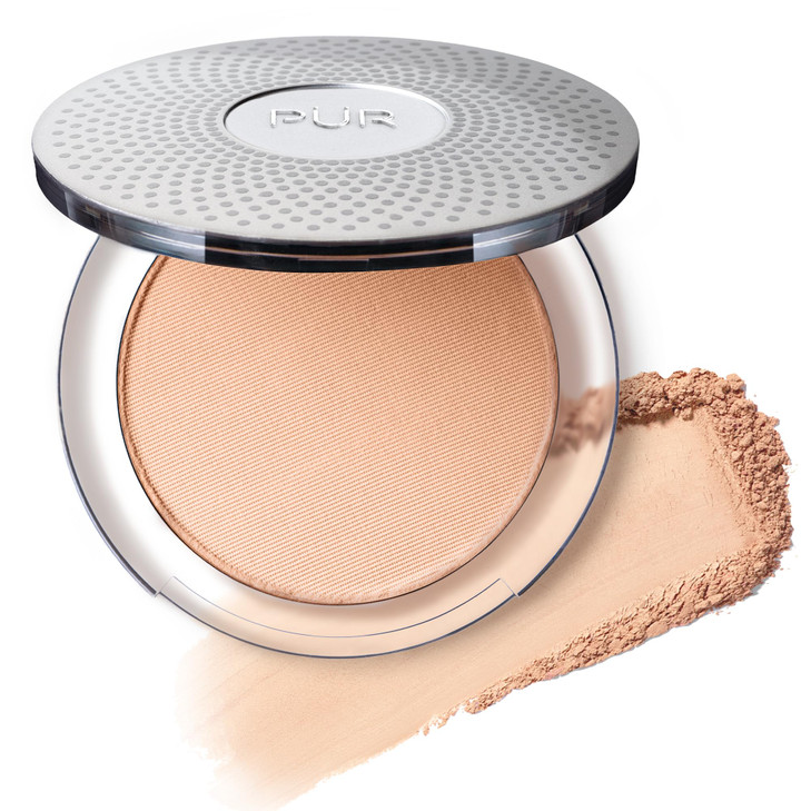 PUR Beauty 4in1 Pressed Mineral Makeup Powder Foundation with SPF 15 Concealer Finishing Compact Pressed Powder for Face