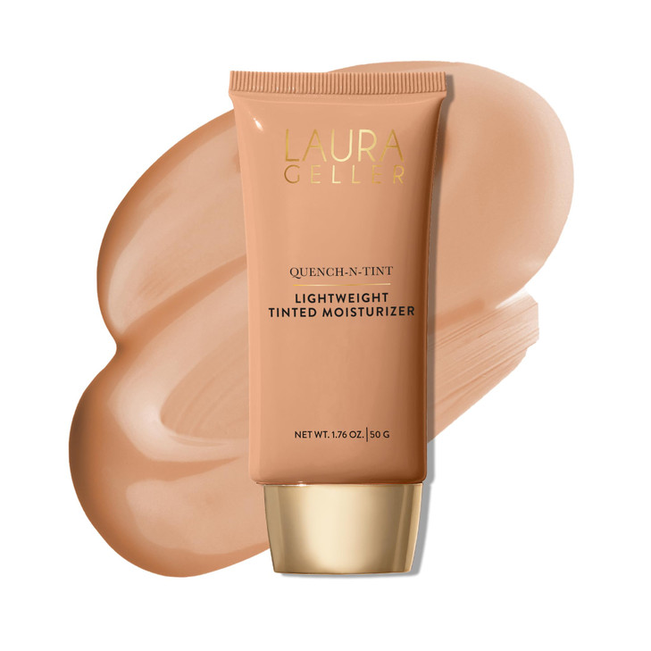 LAURA GELLER NEW YORK QuenchnTint Tinted Moisturizer Sheer to Light Buildable Coverage Natural Glow Finish Lightweight F