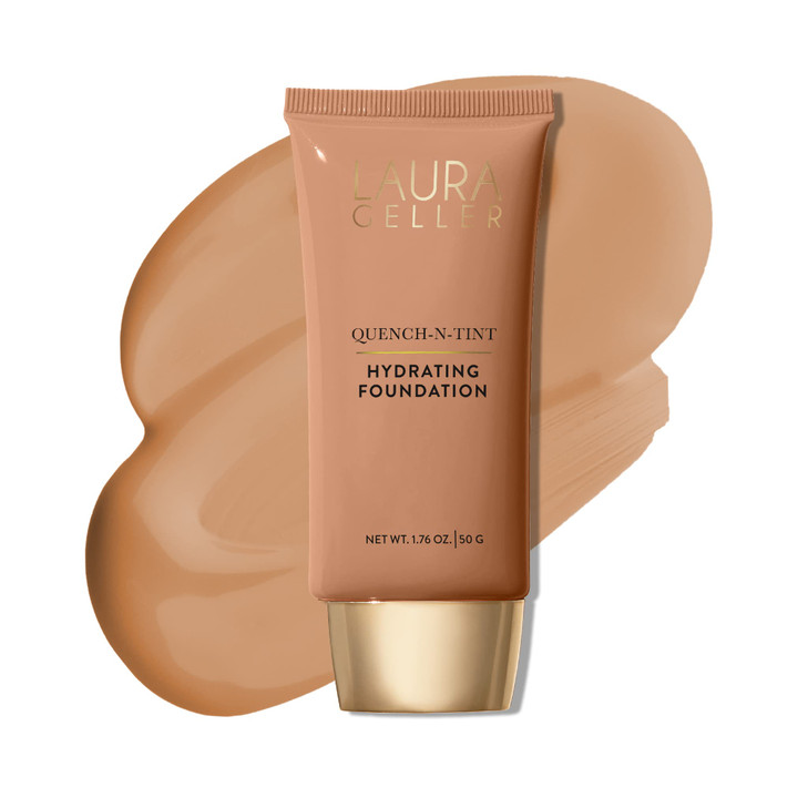 LAURA GELLER NEW YORK QuenchnTint Tinted Moisturizer Sheer to Light Buildable Coverage Natural Glow Finish Lightweight F