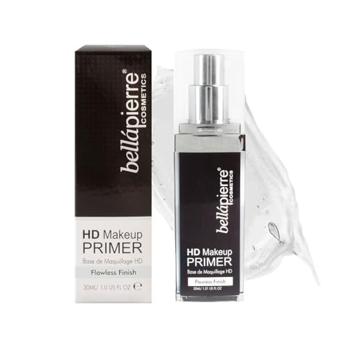 bellapierre HD Makeup Primer for a Smooth Clear Complexion CrueltyFree NonToxic TalcFree Face Concealer 101 Fl Oz