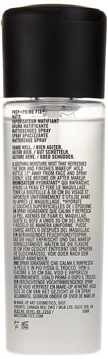 Mac Prep Prime Mac Fix Matte 100 ml