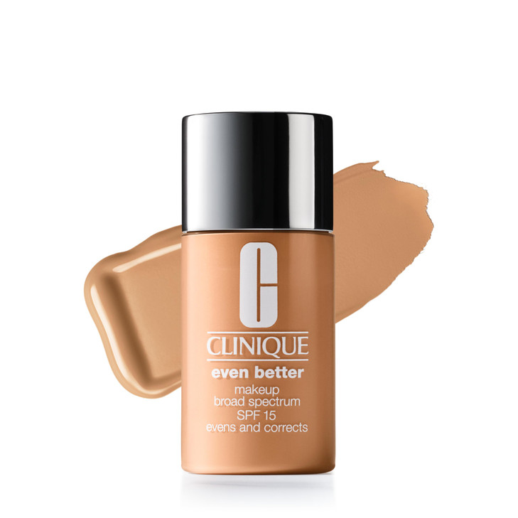 Clinique Even Better Makeup Liquid Foundation SPF 15 With Vitamin C For Dry Oily Combination Skin Types Medium Coverage