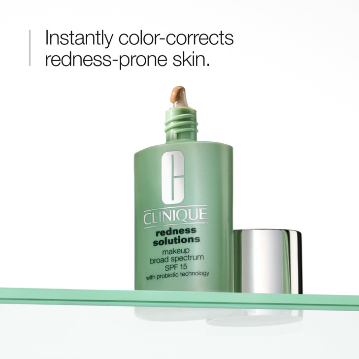 Clinique Redness Solutions Liquid Foundation Makeup Broad Spectrum SPF 15 With Probiotic Technology For RednessProne Ski