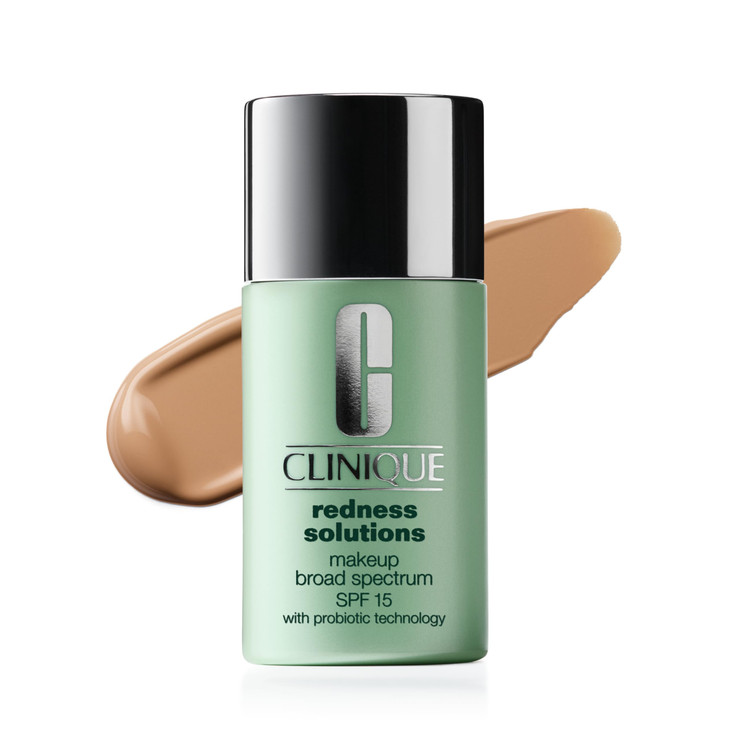 Clinique Redness Solutions Liquid Foundation Makeup Broad Spectrum SPF 15 With Probiotic Technology For RednessProne Ski