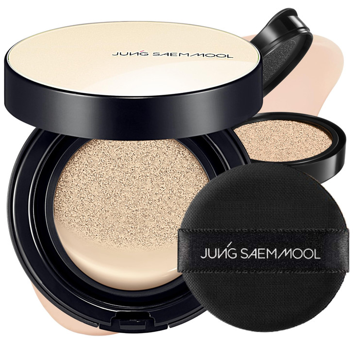 JUNG SAEM MOOL Essential Skin Nuder Cushion Natural Finish Buildable Coverage Cushion Foundation by Korean Makeup Artist