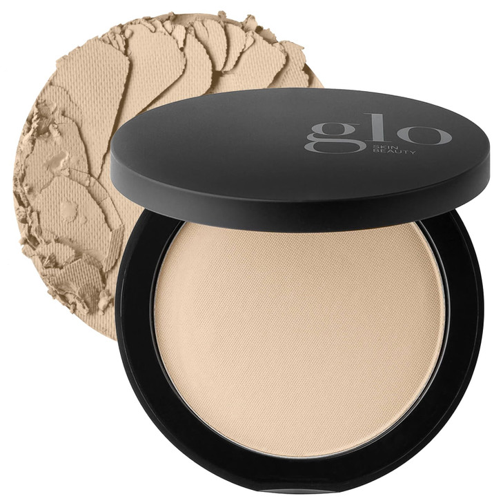 Glo Skin Beauty Pressed Base Powder Foundation Makeup Golden LIght Flawless Coverage for a Radiant Natural SecondSkin Fi