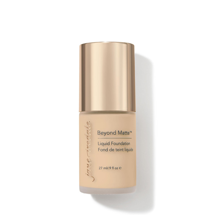jane iredale Beyond Matte 3in1 Liquid Foundation Longwear Buildable Coverage Vegan Clean Cruelty Free Semi Matte Finish